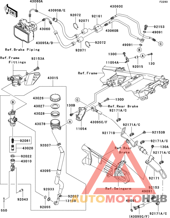 Rear master cylinder(1/2)