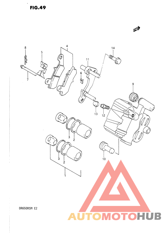 Задний суппорт