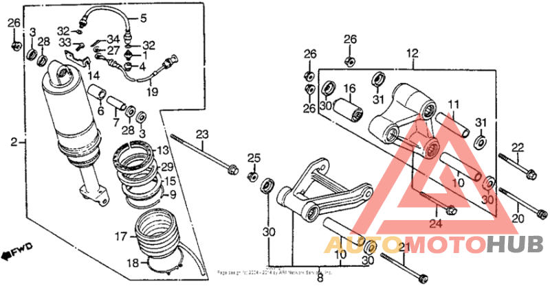 Задние амортизаторы
