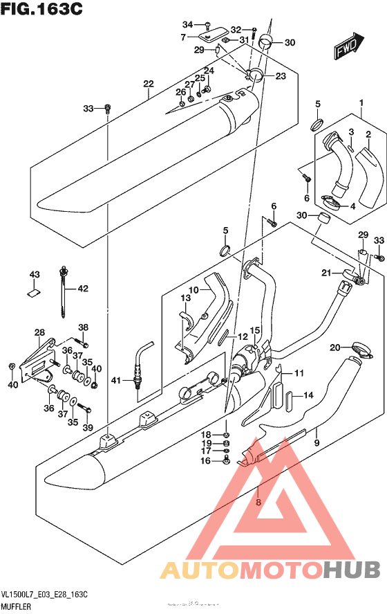 Muffler (Vl1500Bl7 E33)