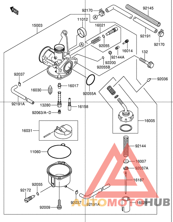 Carburetor assy