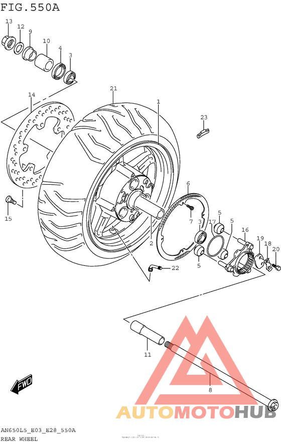 Переднее колесо