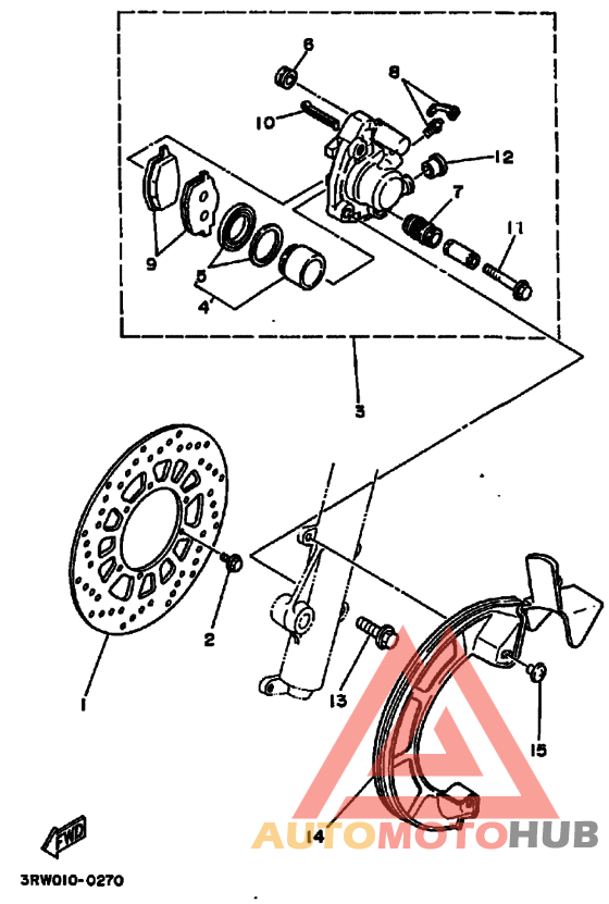 Передний суппорт