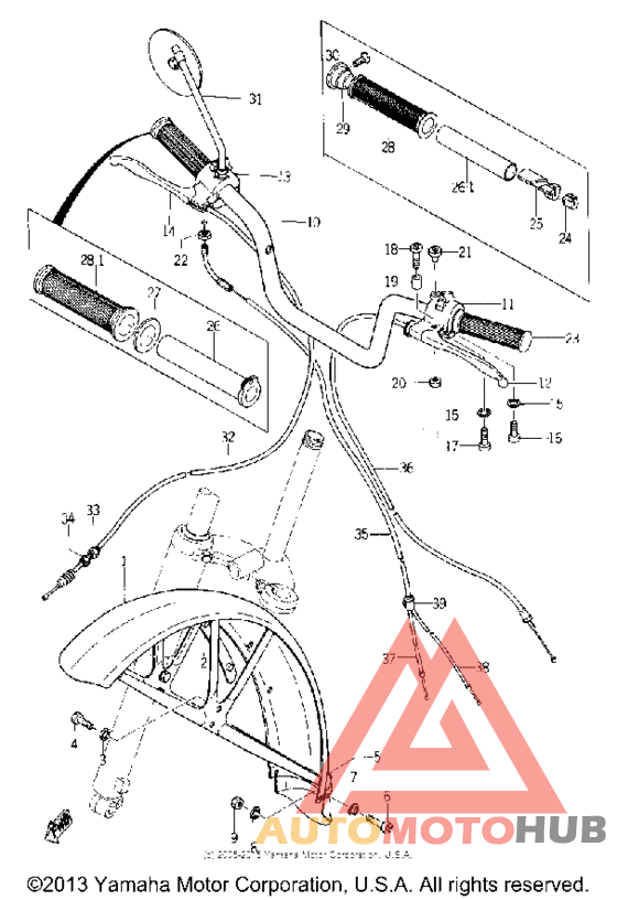 Handle & front fender