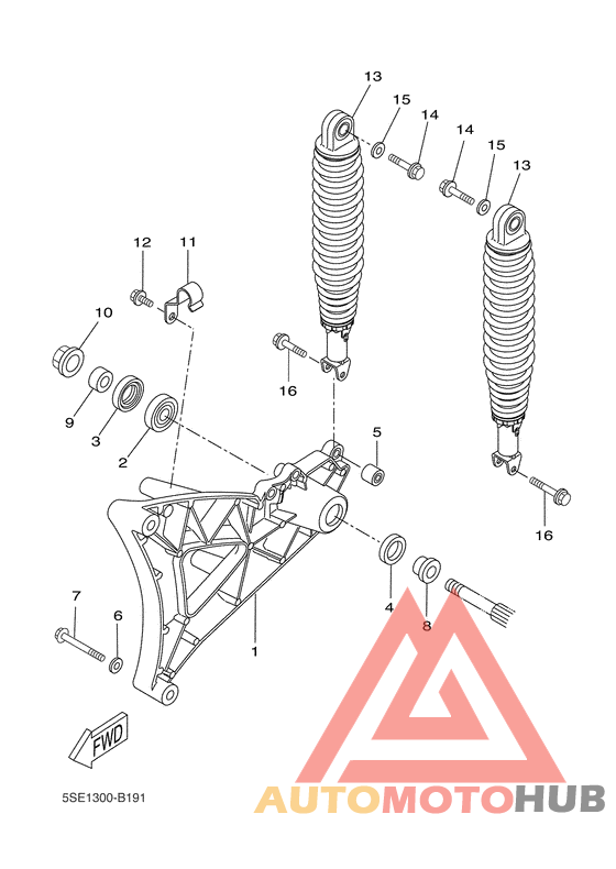 Rear arm & suspension