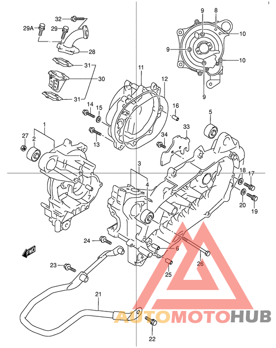 Картер двигателя