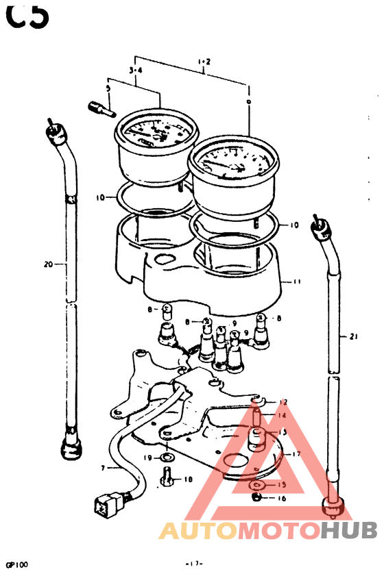 Спидометр-тахометр