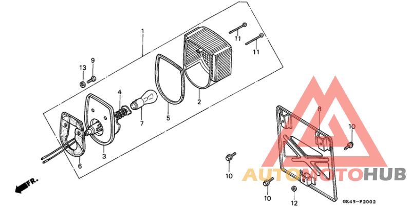 Taillight unit ass`y
