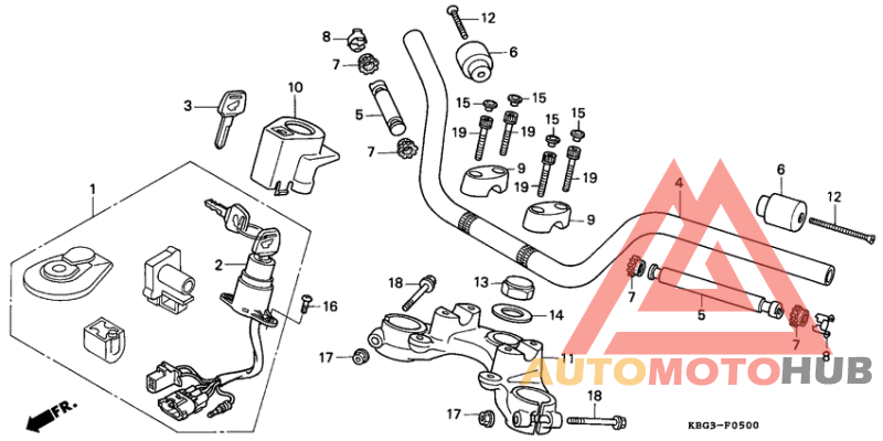 Handle pipe/top bridge