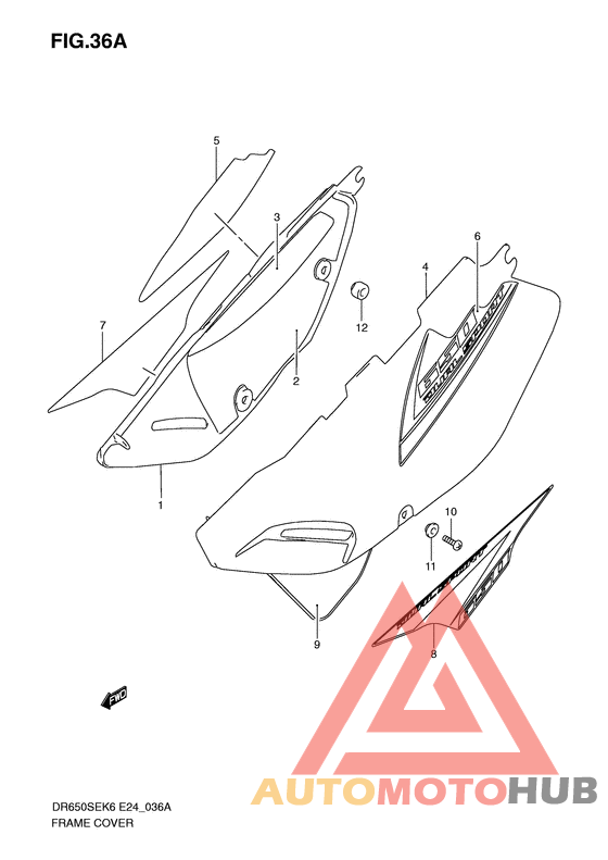 Обтекатель задний