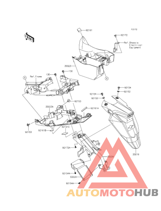 Задний бампер