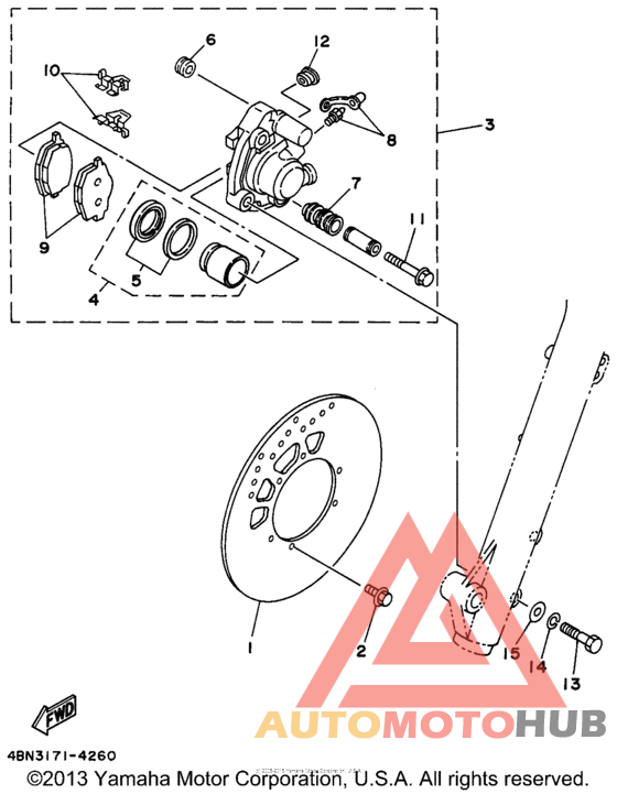 Передний суппорт