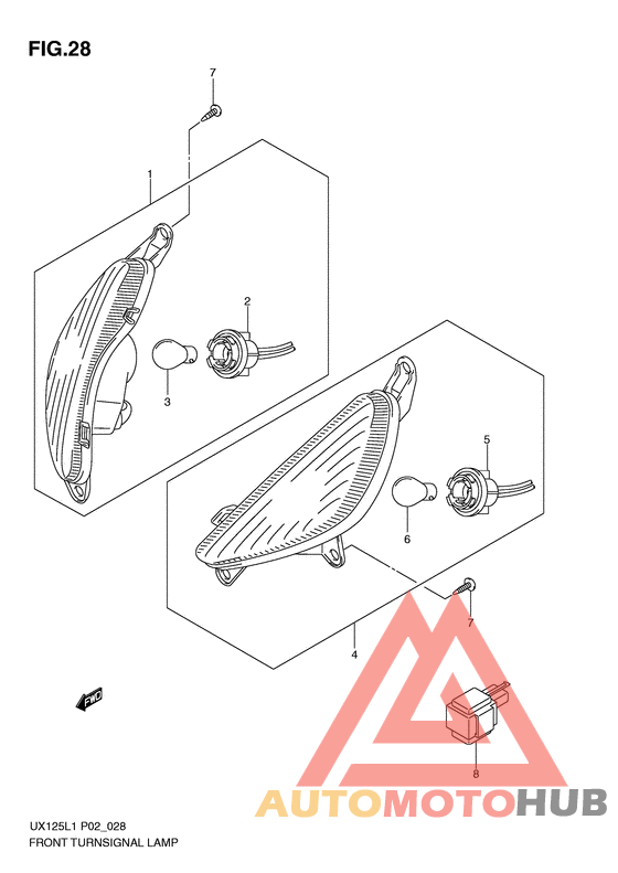 Front turnsignal lamp