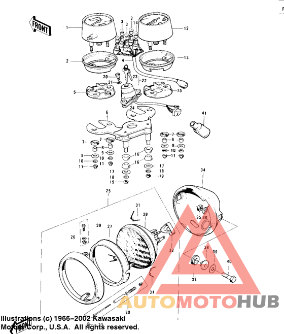 Meters/ignition switch/headlight