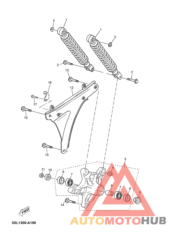 Rear arm. suspension
