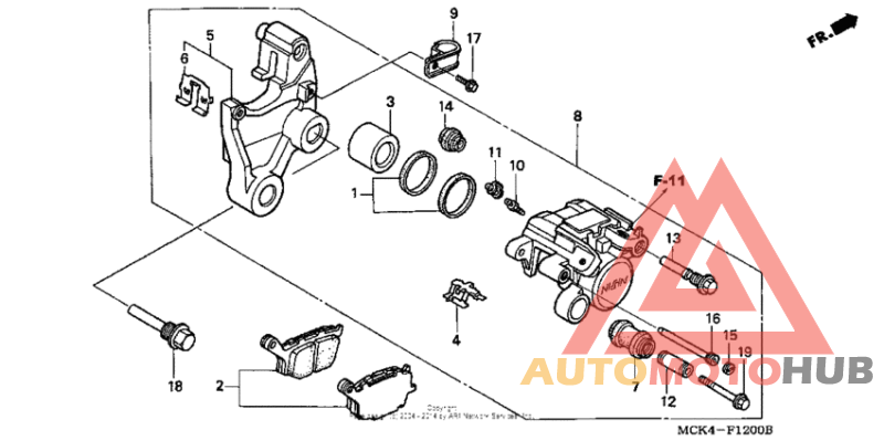 Задний суппорт