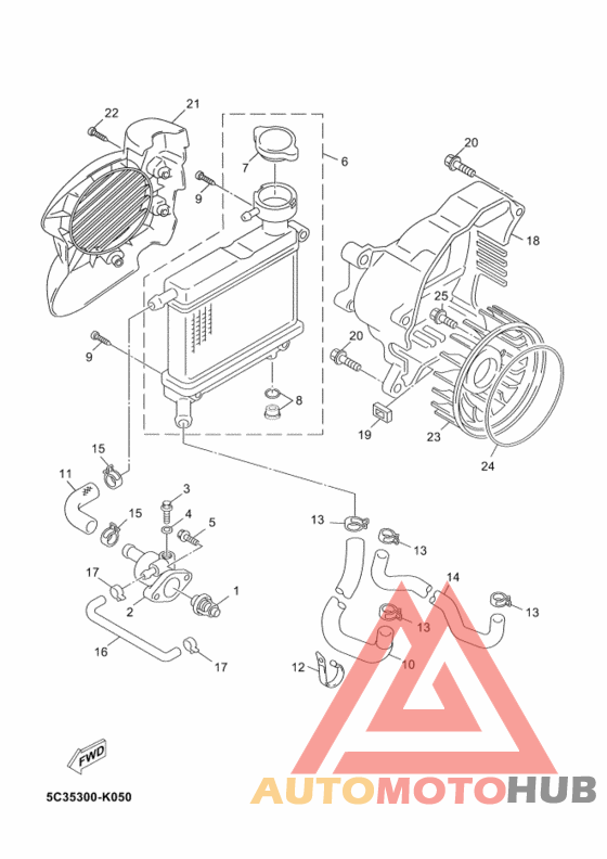 Радиатор и шланг