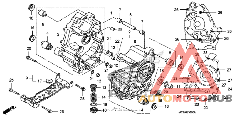 Картер двигателя