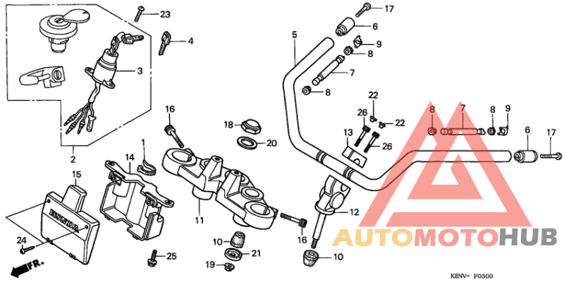 Handle pipe/top bridge