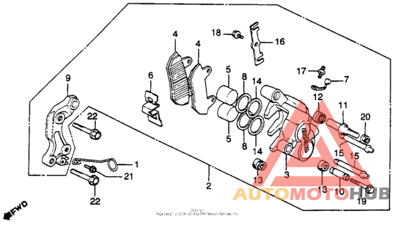 Передний суппорт