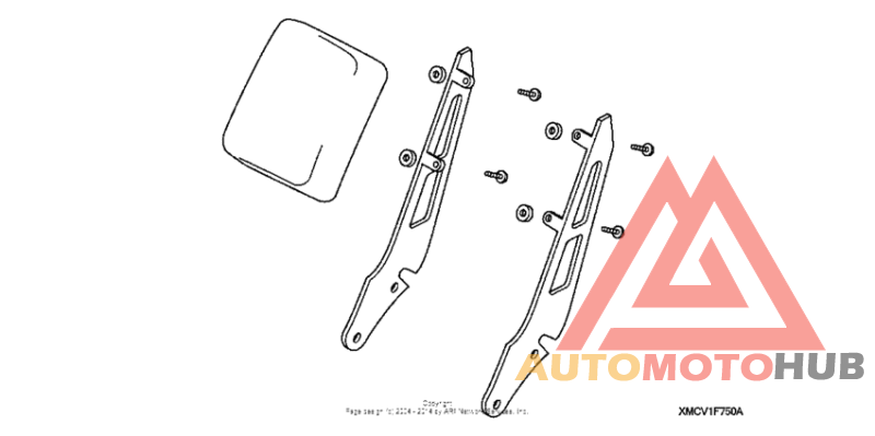 Chrome backrest trim deluxe