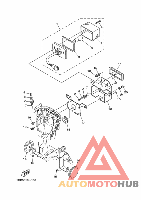 Taillight unit ass`y