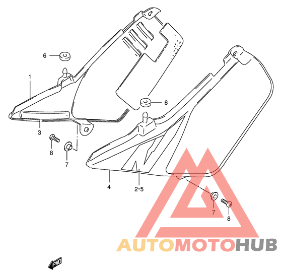 Обтекатель задний