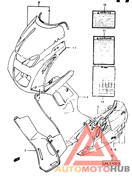 Cowling body