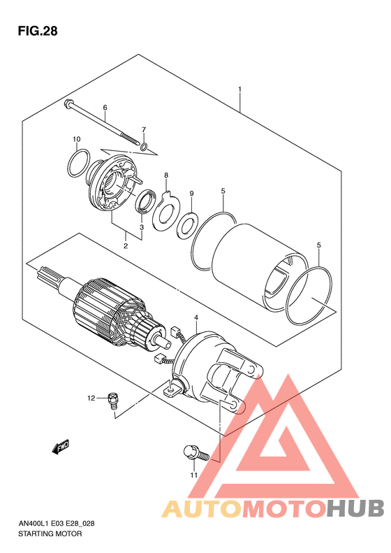 Стартерный мотор