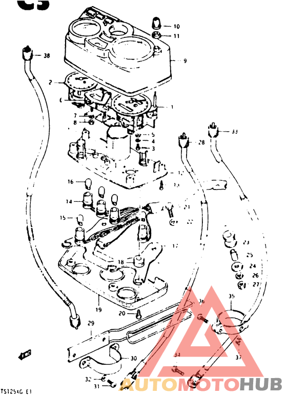 Спидометр-тахометр