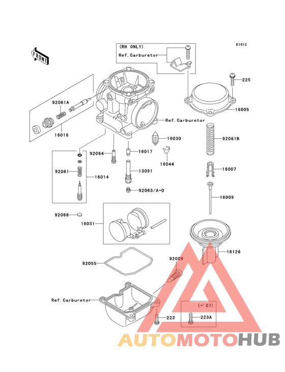 Карбюратор в разборе