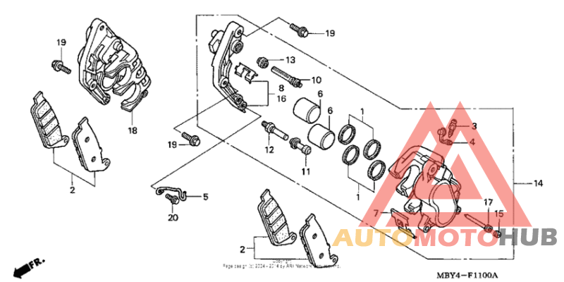 Передний суппорт