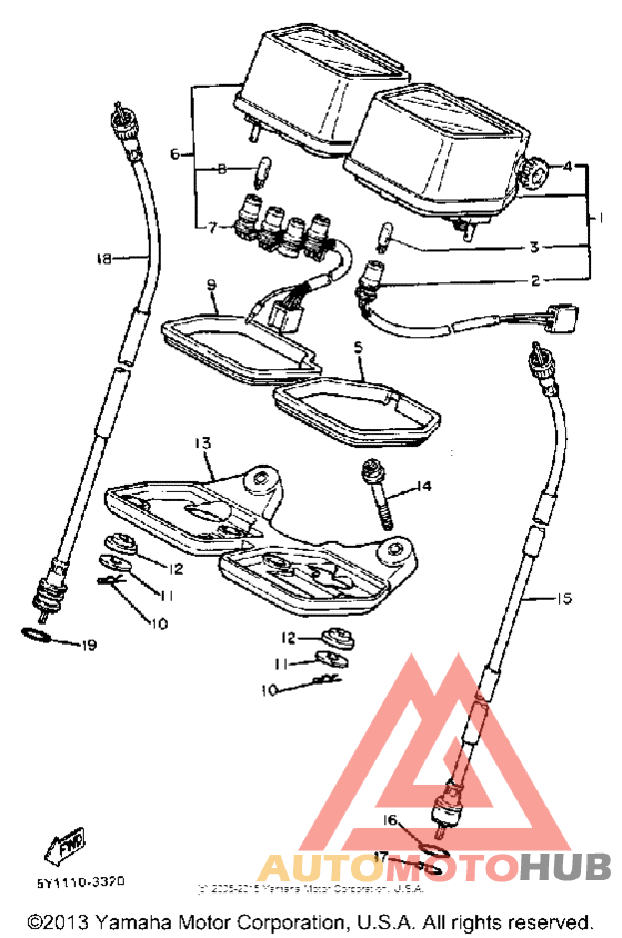 Speedometer tachometer