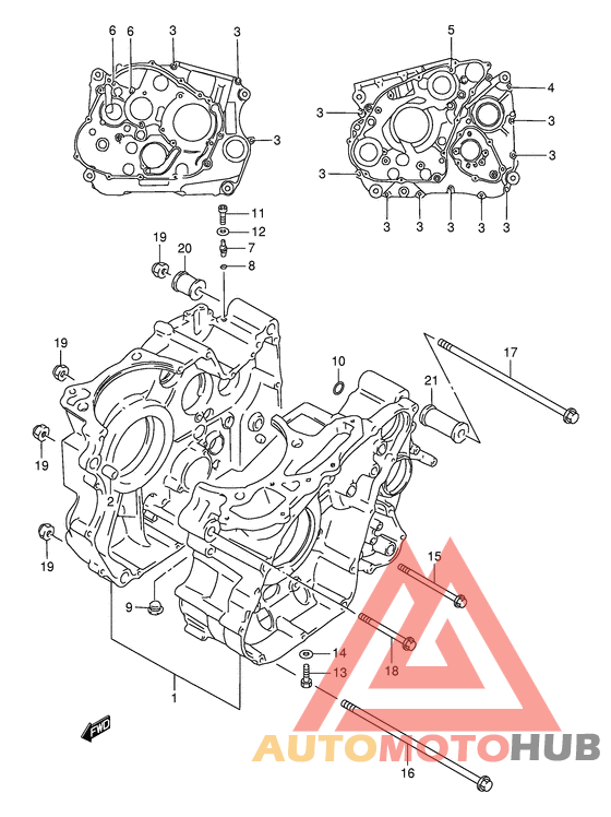 Картер двигателя