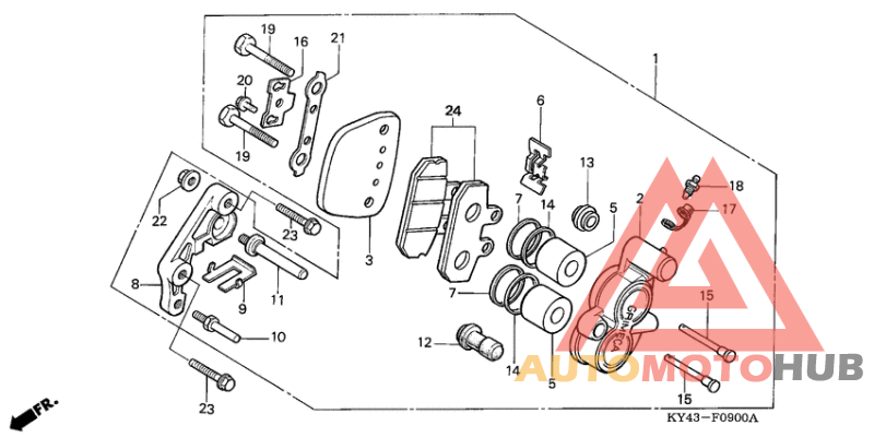 Передний суппорт