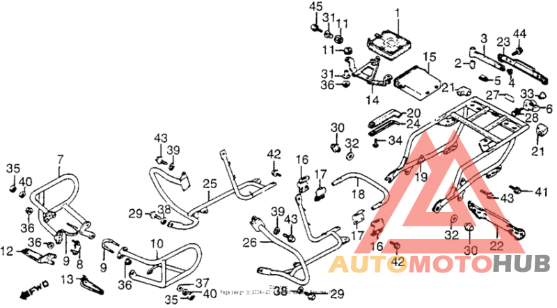 120i/a/lengine guard + saddlebag stay 84-85