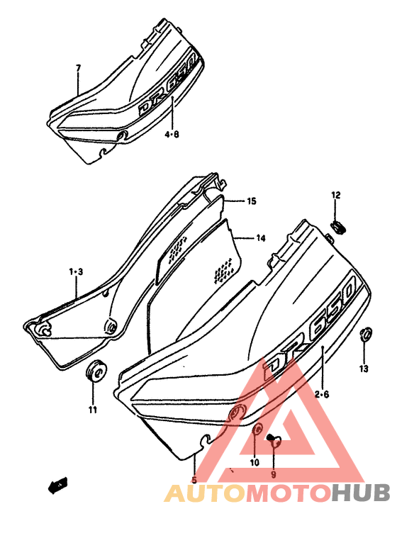 Обтекатель задний