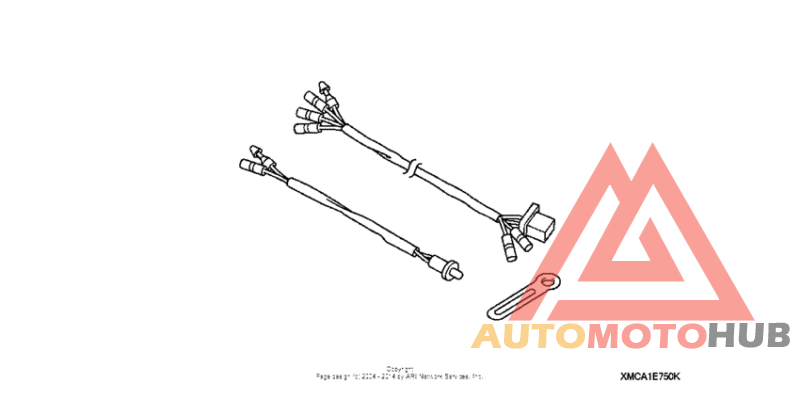 Trunk inner light harness