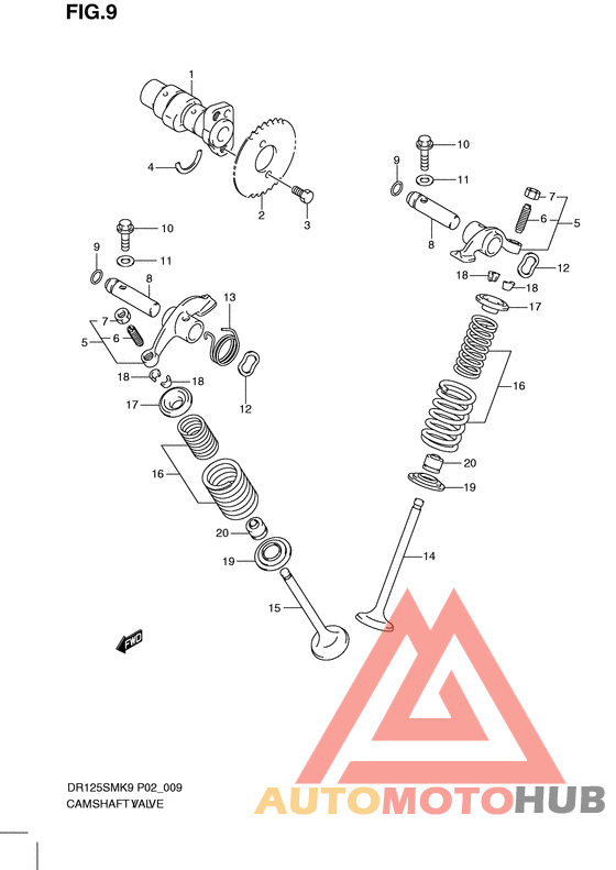 Распредвал -клапана