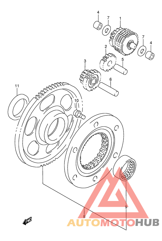 Муфта стартера
