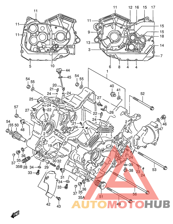 Картер двигателя