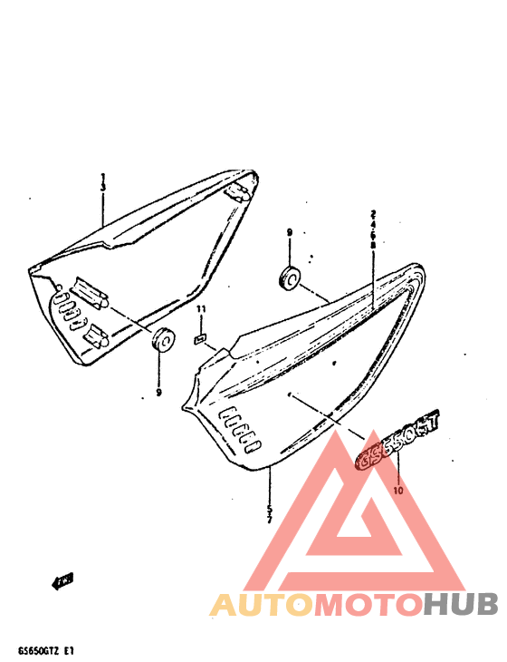Обтекатель задний