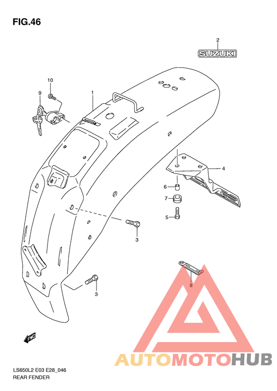 Заднее крыло