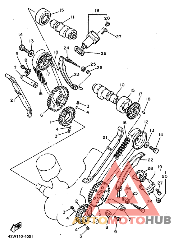 Camshaft. chain
