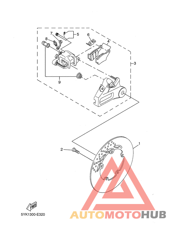 Задний суппорт