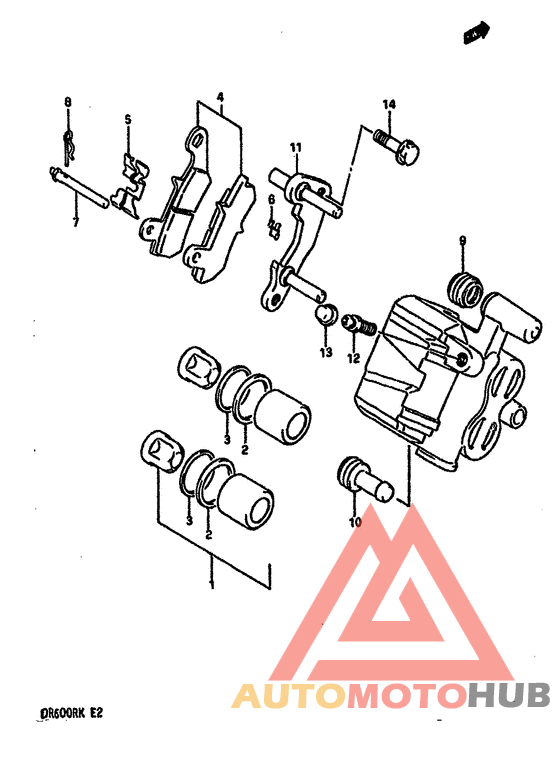 Задний суппорт
