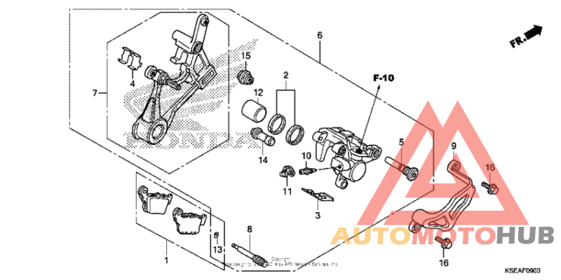 Задний суппорт