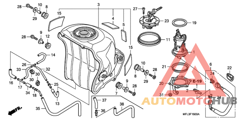 Fuel tank/fuel pump