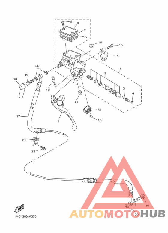 Передний торм. цилиндр 2