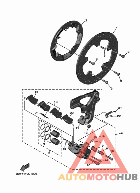 Задний суппорт